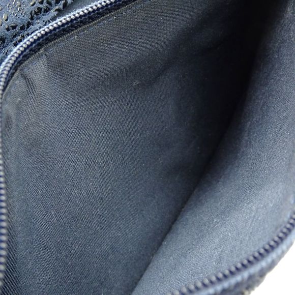 Chanel Chain Wallet Goatskin Navy Diagonal Shoulder - Picture 5 of 5